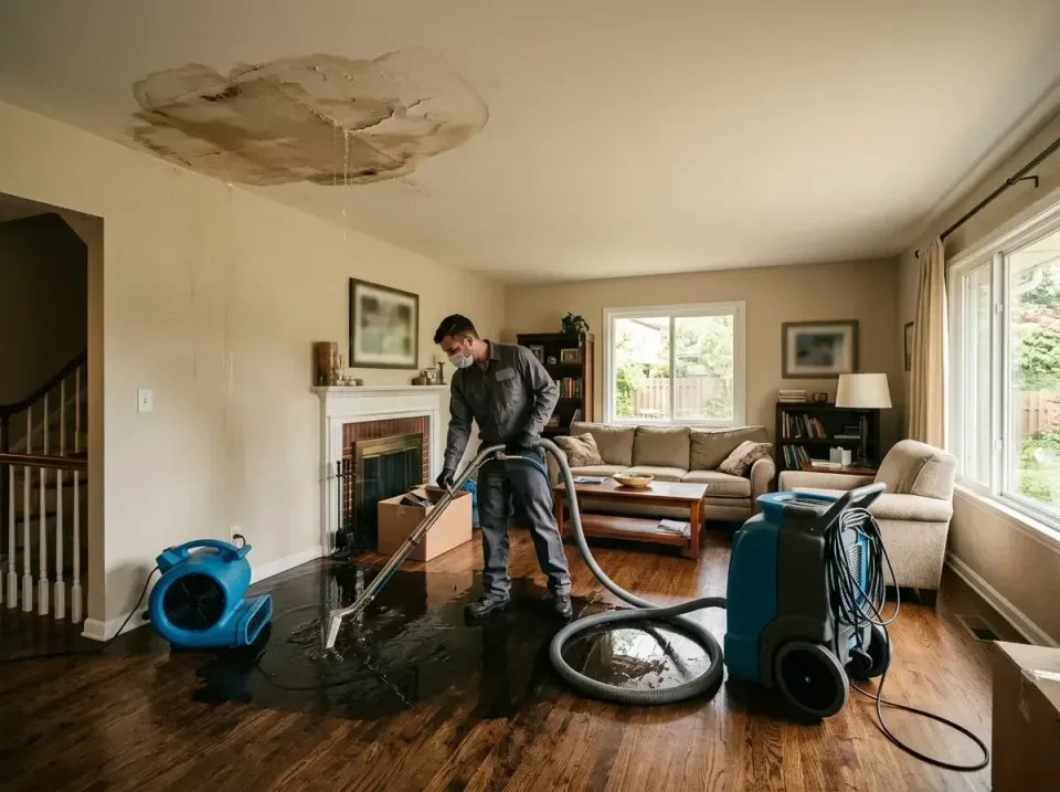 attic-pipe-burst-ceiling-drip-008 — frequently asked questions, Water Damage Restoration & Carpet Care in Mechanicsville, VA